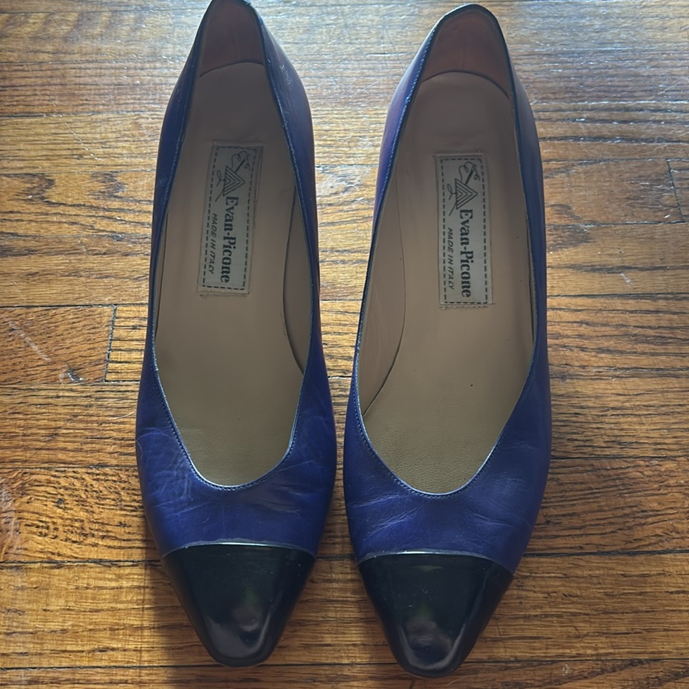 VTG Evan Picone • leather kitten heel - Picture 2 of 6